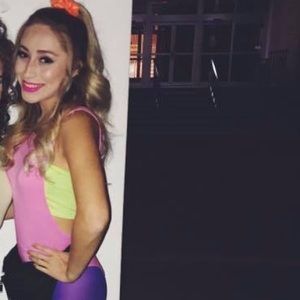 Forever 21 Neon Pink Body Suit